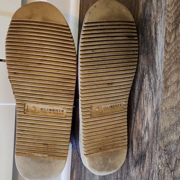 Vtg Oliberte Mens EU 41 US  Distressed Heavyweight Leather Boots Burgundy - Picture 7 of 8